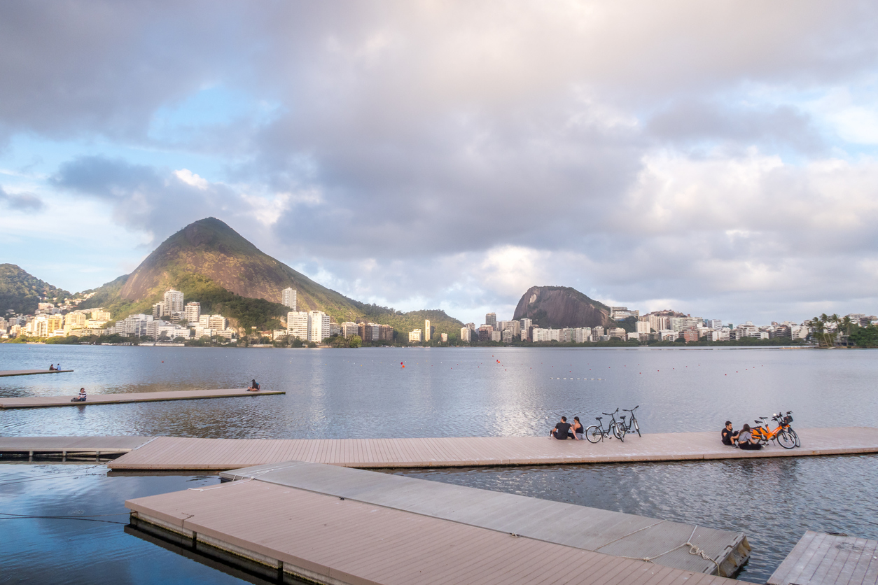 Imagem da lagoa rodrigo de freitas no rio de janeiro